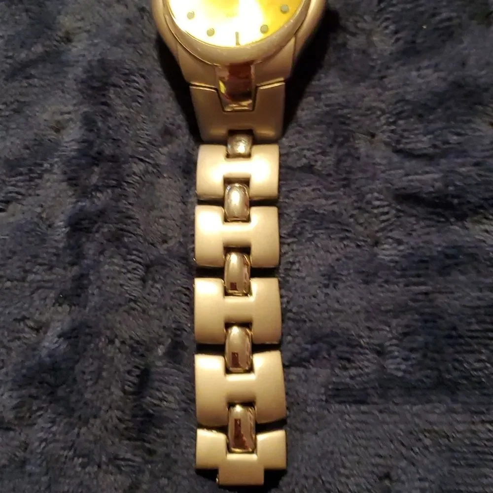 Swiss Navy Gold &‎ Silver Analog Watch